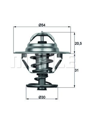 WILMINK GROUP Термостат, охлаждающая жидкость WG1104798